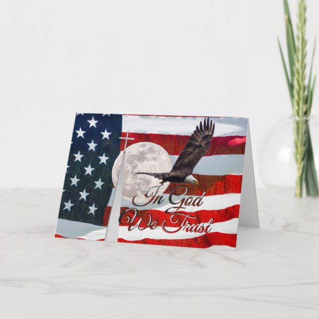 In God We Trust Greeting Card (Front)