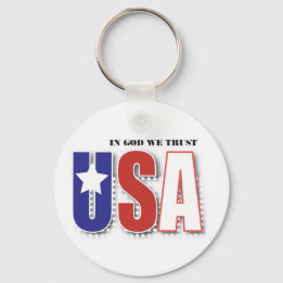 In God We Trust Keychain