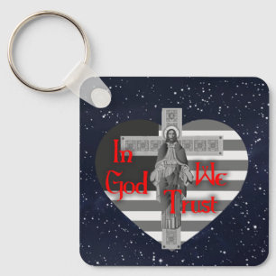 In God we Trust Keychain