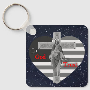 In God we Trust Keychain