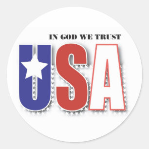 In God We Trust label