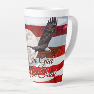 In God We Trust Latte Mug