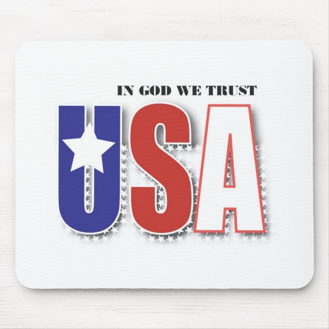 In God We Trust mousepad (Front)