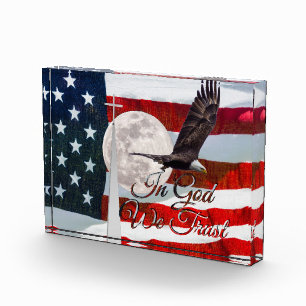 In God We Trust Photo Block