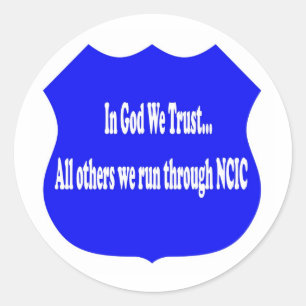 In God We Trust Sticker