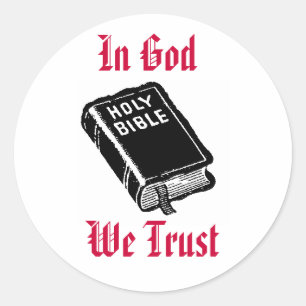 In God We Trust Sticker