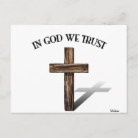 In God We Trust with rugged cross