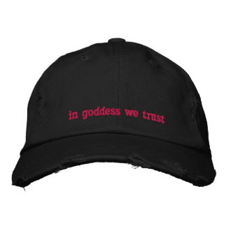 In Goddess We Trust Women's Baseball Cap