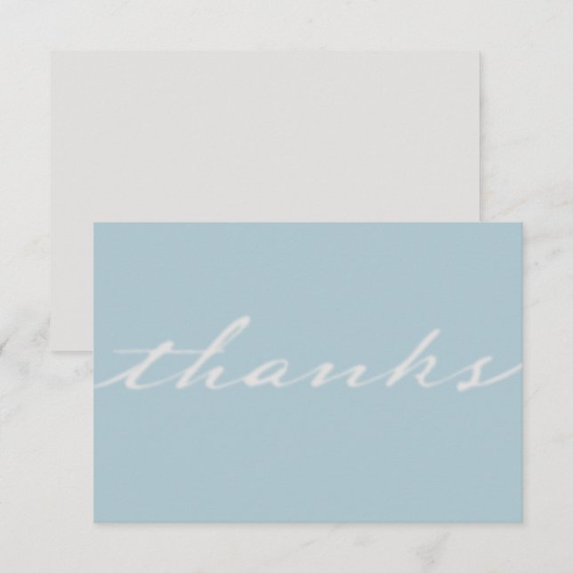 in God's love Wedding Thank You Card (Front/Back)