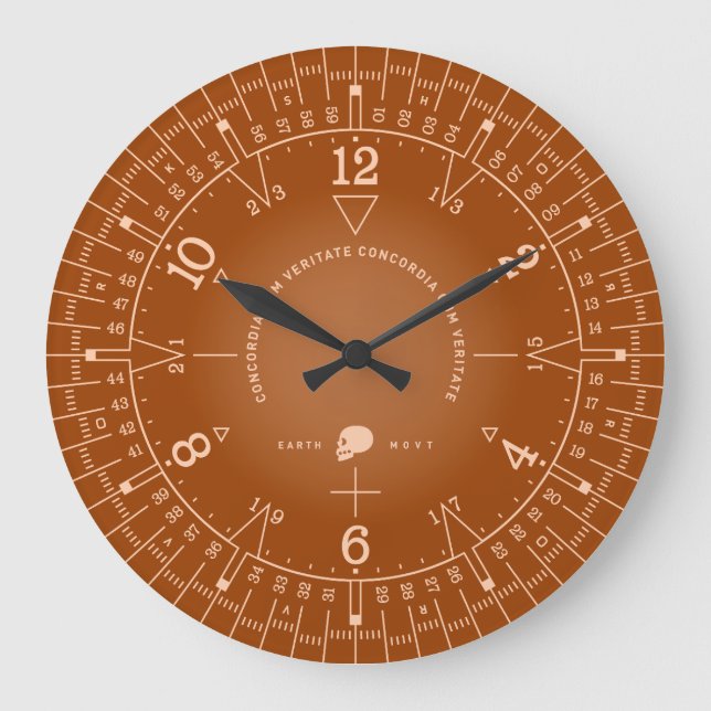 In Harmony With Truth Large Clock (Front)