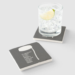 In Heaven there is no beer Stone Coaster