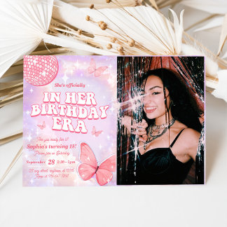 In Her Birthday Era 18th Birthday Party Invitation