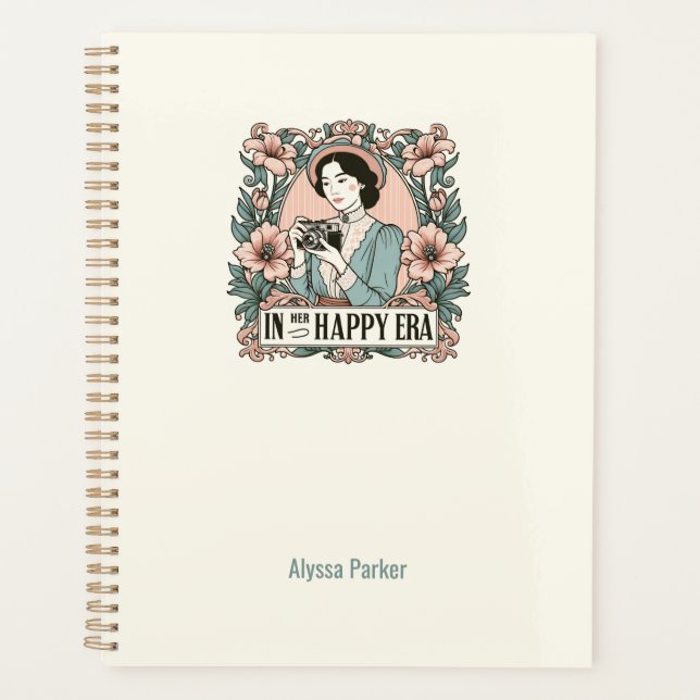 In Her Happy Era Daily Planner for Women (Front)