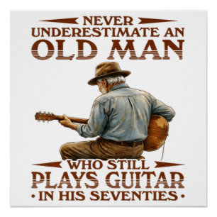 In His 70s Kids Poster