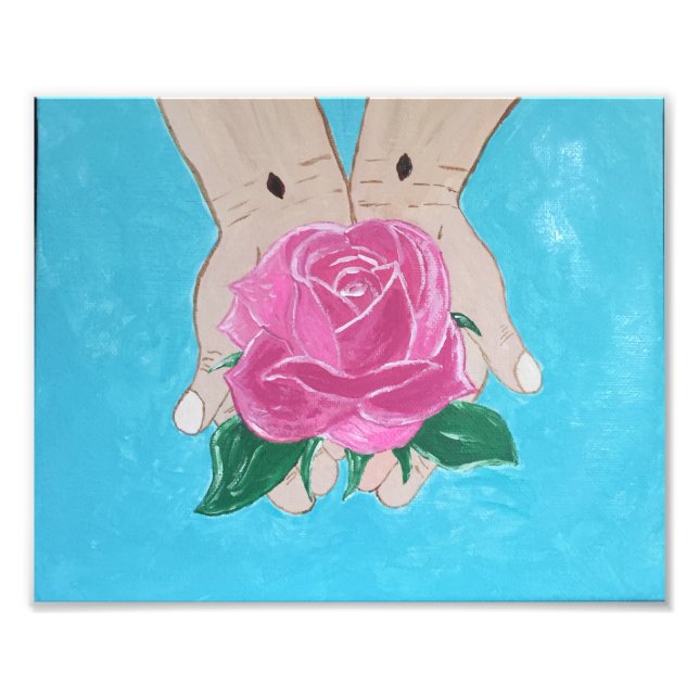 In His Hands Photo Print (Front)