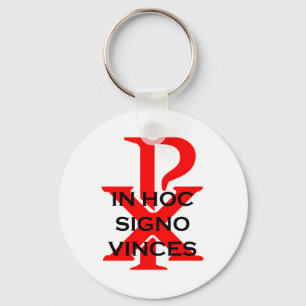In Hoc Signo Vinces Keychain