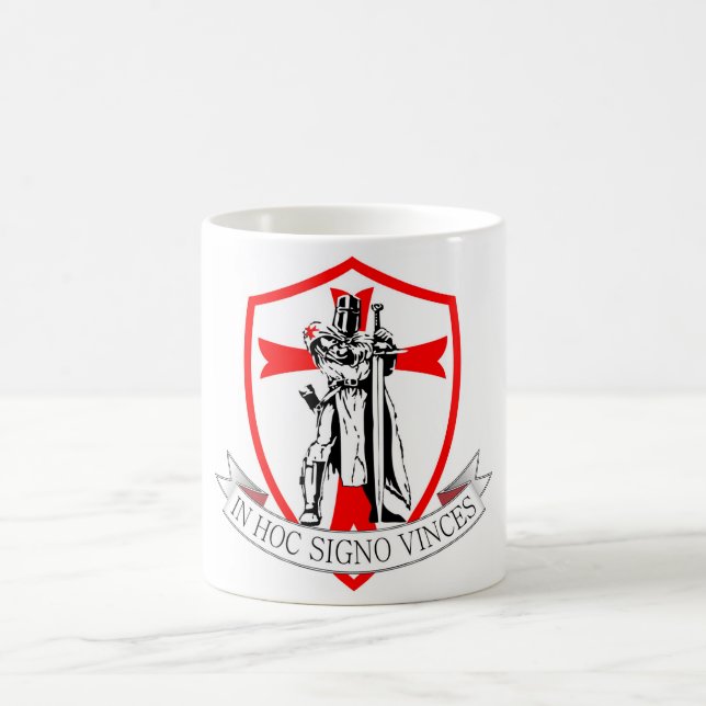 In Hoc Vinces Sign Magic Mug (Center)