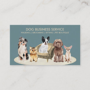 In-Home Pet Sitting Dog Visits Business Card