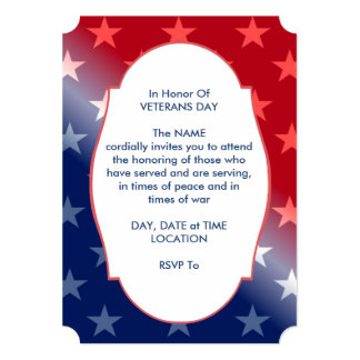 Veterans Day Invitation Ideas 2