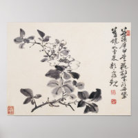 In Imitation of Xu Wei's Flowers No.5 Poster