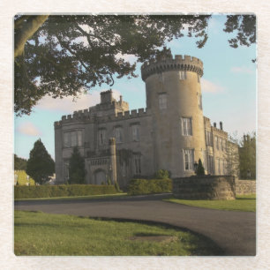 In Ireland, the Dromoland Castle side entrance Glass Coaster