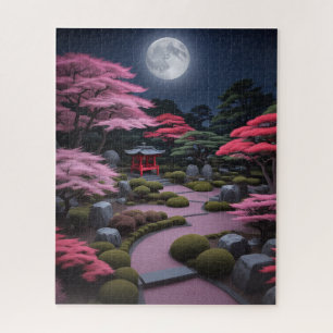 In Japan, gardens are often designed with various  Jigsaw Puzzle