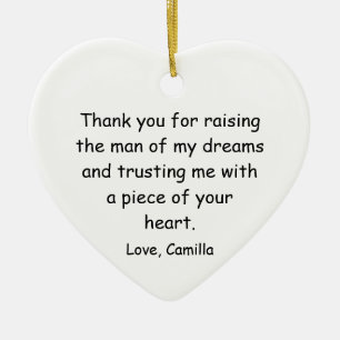 In-Law Christmas Ornament - Personalized Wedding K