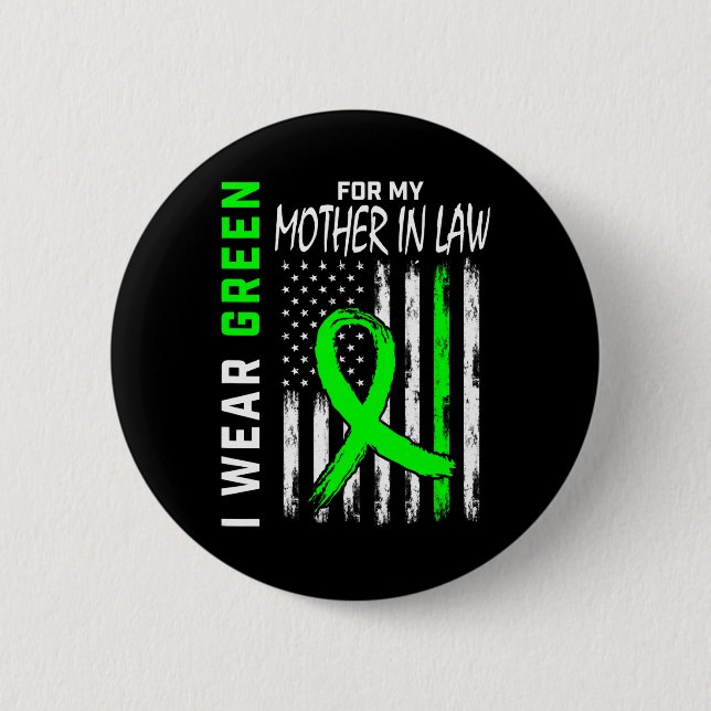 In Law Kidney Disease Cerebral Palsy Awareness Fla 2 Inch Round Button (Front)