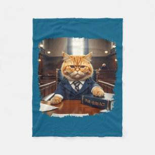 In Law Student School Justice Meme Fleece Blanket