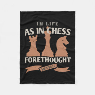 In Life, As In Chess, Forethought Wins Fleece Blanket