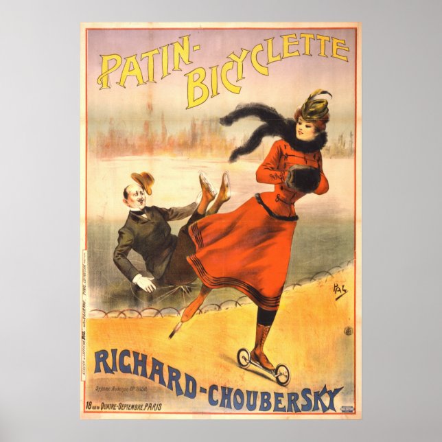 In-Line Skates 1890 Poster (Front)