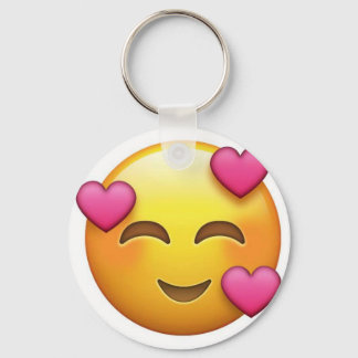 In love emoji keychain
