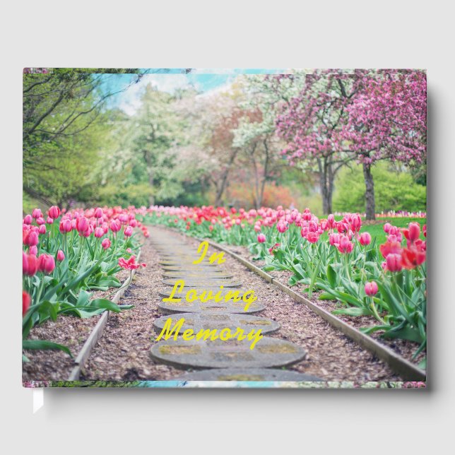 In Love Memory Livre d'invité : Funeral Guest Book (Recto)