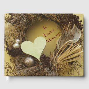 In Love Memory Livre d'invité : Funeral Guest Book