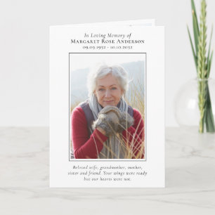 In Love Memory Nécrologie Photo Collage Memorial