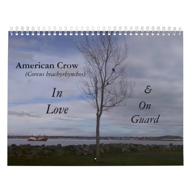 In Love & On Guard Crow Calendar (Cover)