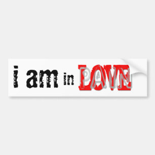 In Love Pain Bumper Sticker