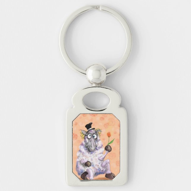 In Love Ram Gentleman Keychain (Front)