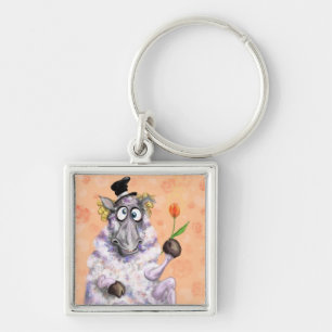 In Love Ram - Romantic - Add Your Text / Name Keychain