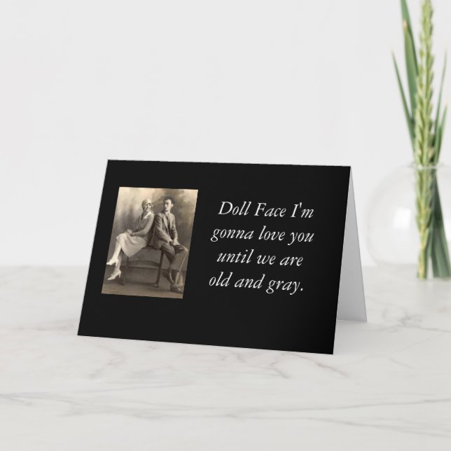 in love thank you card (Front)
