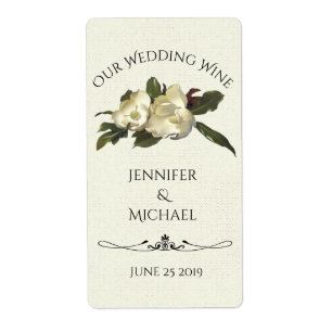 In Love - Vintage Magnolia Mariage Vin personnalis