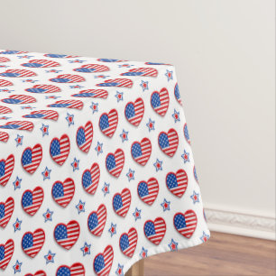 In Love With America Tablecloth