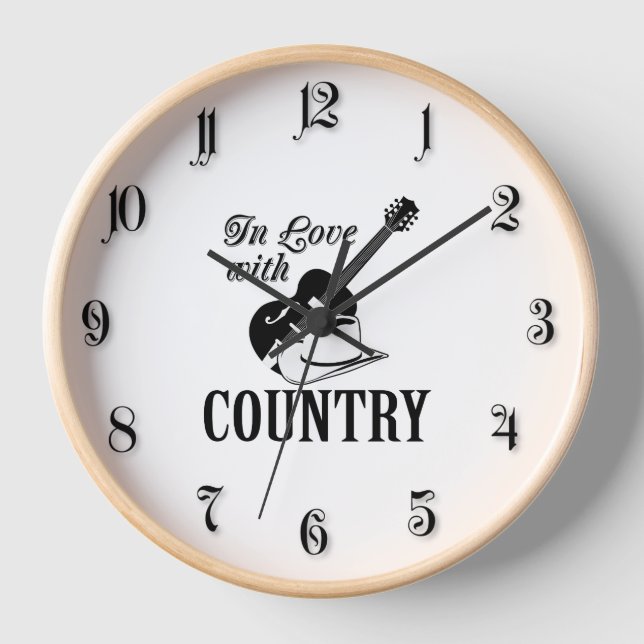 In love with country clock (Front)