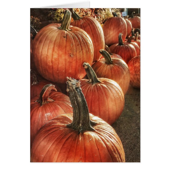 In Love with Fall Blank Card (Front)