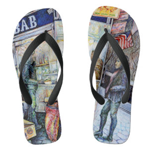 In Love with Trouble, And In Trouble with Love Flip Flops