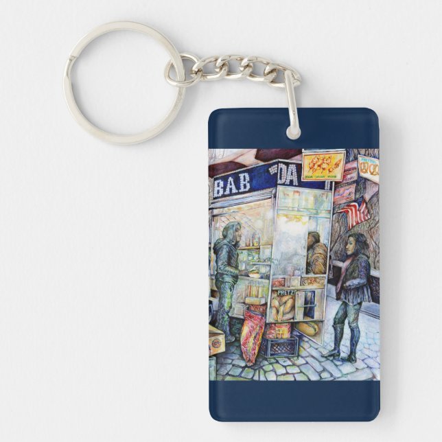 In Love with Trouble, And In Trouble with Love Keychain (Front)