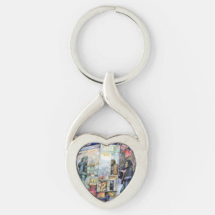 In Love with Trouble, And In Trouble with Love Keychain