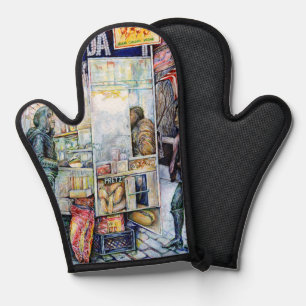 In Love with Trouble, And in Trouble with Love Oven Mitt