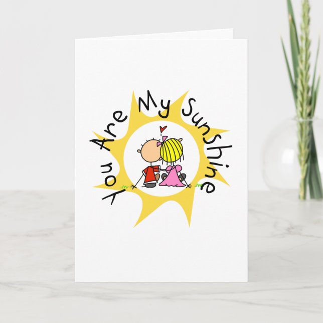 In Love You Are My Sunshine Card (Front)