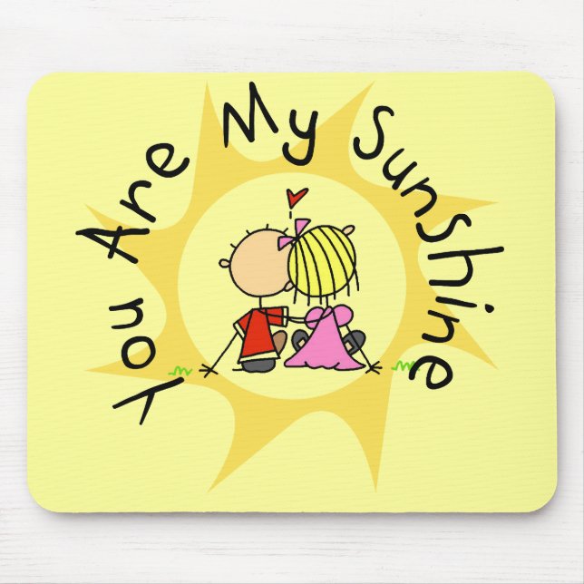 In Love You Are My Sunshine Mouse Pad (Front)